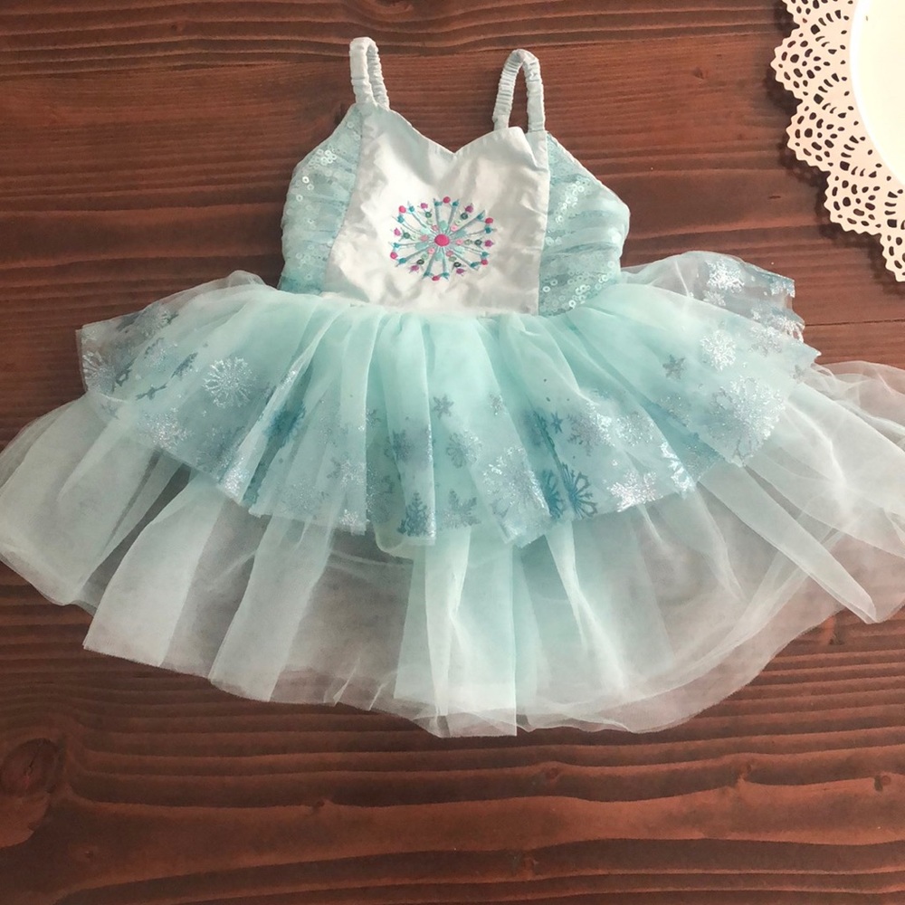 Frozen costume or dress up Elsa tutu onesie